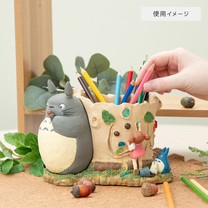Planter Totoro & Mei have fun - My Neighbor Totoro