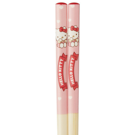 Set de Bol céramique & Baguettes - Hello Kitty