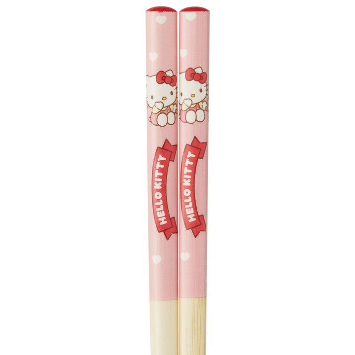 Ceramic bowl & Chopsticks set - Hello Kitty