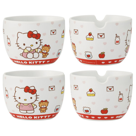 Set de Bol céramique & Baguettes - Hello Kitty