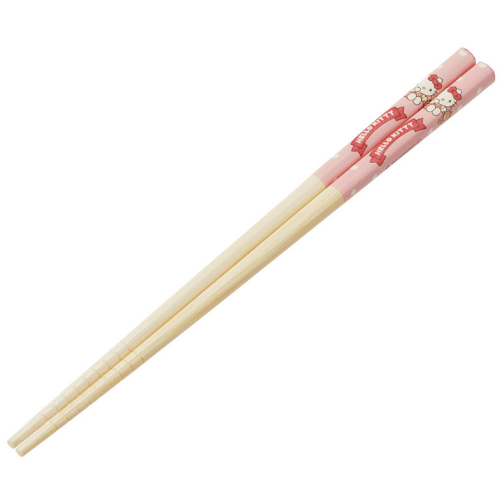 Ceramic bowl & Chopsticks set - Hello Kitty