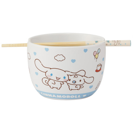 Ceramic bowl & Chopsticks set - Cinnamoroll