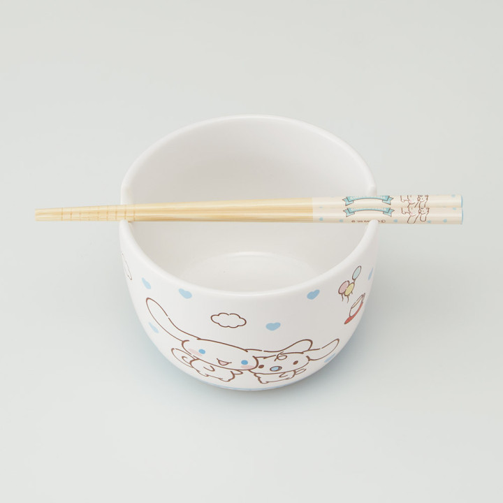 Ceramic bowl & Chopsticks set - Cinnamoroll