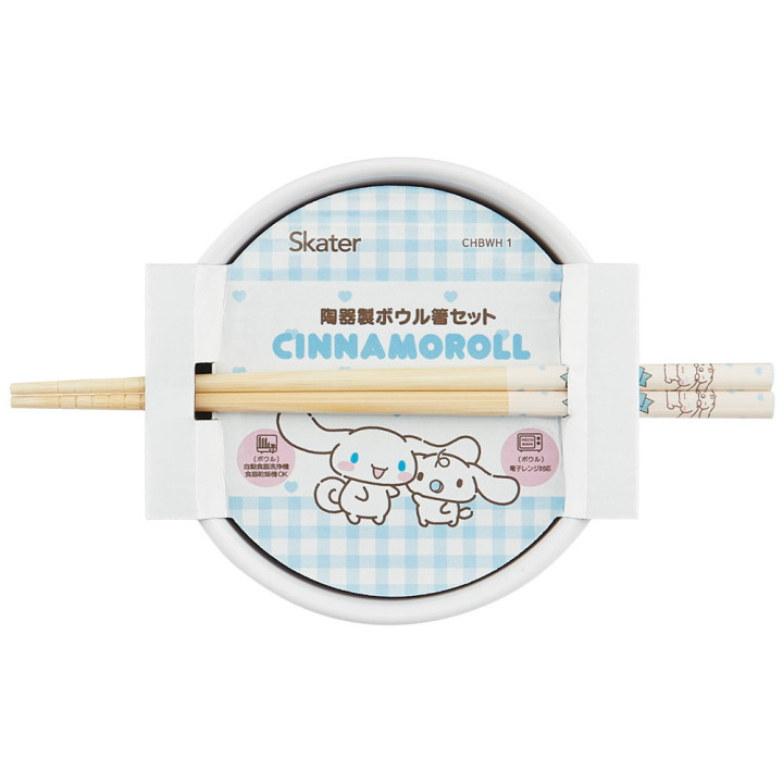 Ceramic bowl & Chopsticks set - Cinnamoroll
