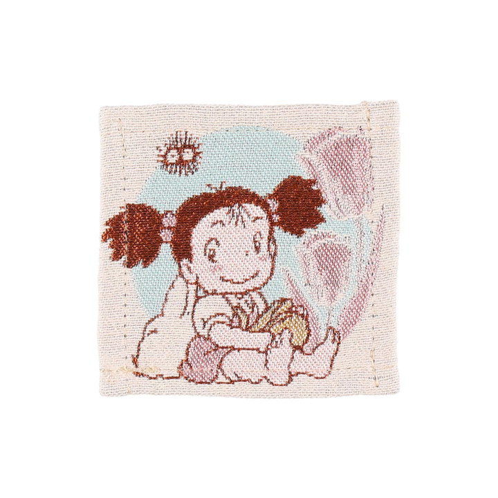 Set of 4 embroidered coasters Botanical Season - My Neighbor Totoro