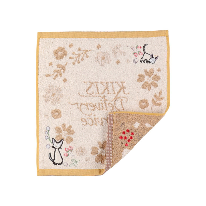 Mini Towel Sepia Flower 34x36 cm - Kiki's Delivery Service