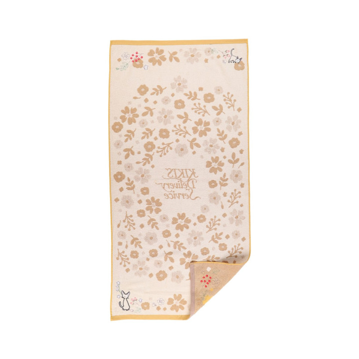 Towel Sepia Flower 60x120 cm - Kiki's Delivery Service