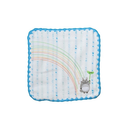 Mini Serviette Arc-en-ciel Bleu 25x25 cm - Mon Voisin Totoro