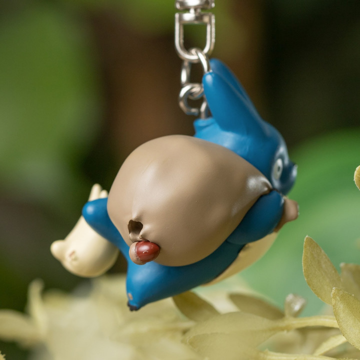 Porte-Clés 3D Course Totoro bleu & blanc - Mon Voisin Totoro