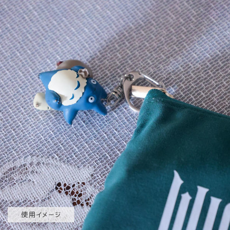 Porte-Clés 3D Course Totoro bleu & blanc - Mon Voisin Totoro