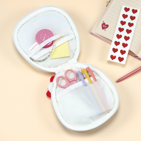 Fluffy pouch - Hello Kitty