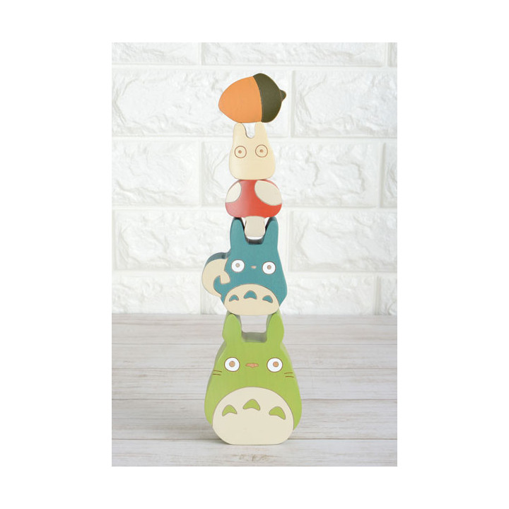 Figurines en bois Totoro et Noiraudes - Mon Voisin Totoro