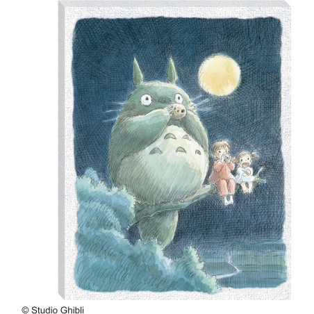 Puzzle canevas 366P Totoro joue de l’ocarina - Mon Voisin Totoro