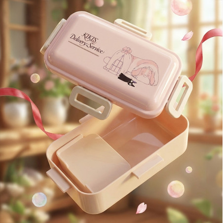 Bento 4 fermetures 530ml Jiji & Jeff - Kiki la petite sorcière