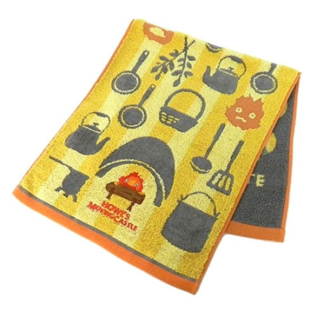 Towel Calcifer’s Kitchen 34x80 cm - Howl's Moving Castle