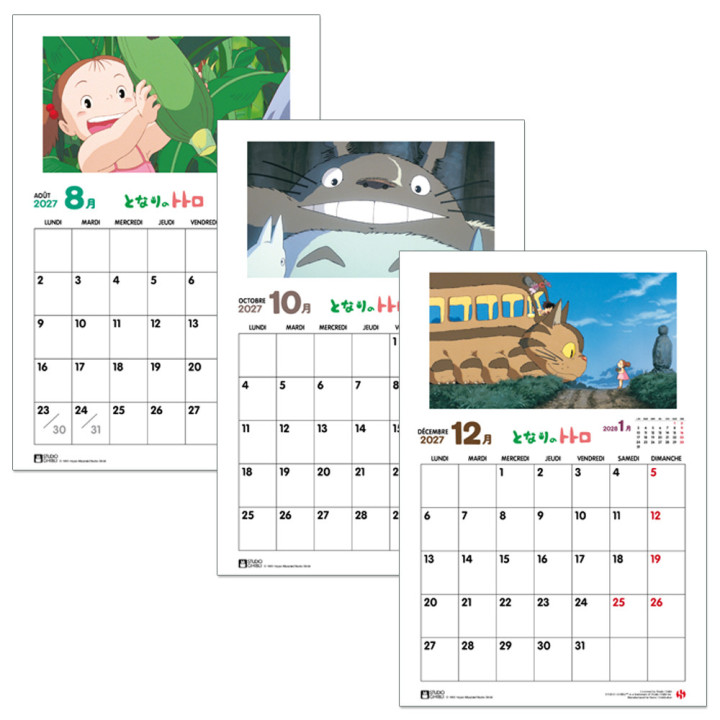 Calendar Totoro 2027 - DE