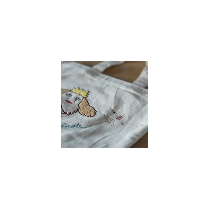 Tote bag brodé Hinh volant - Le Château ambulant