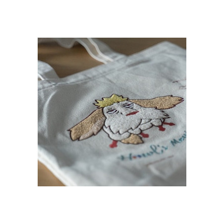 Tote bag brodé Hinh volant - Le Château ambulant