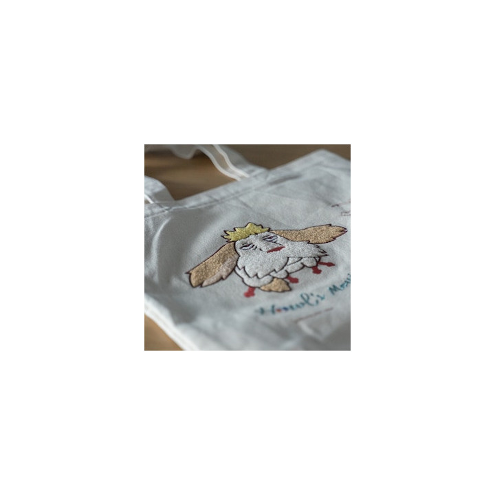 Tote bag brodé Hinh volant - Le Château ambulant
