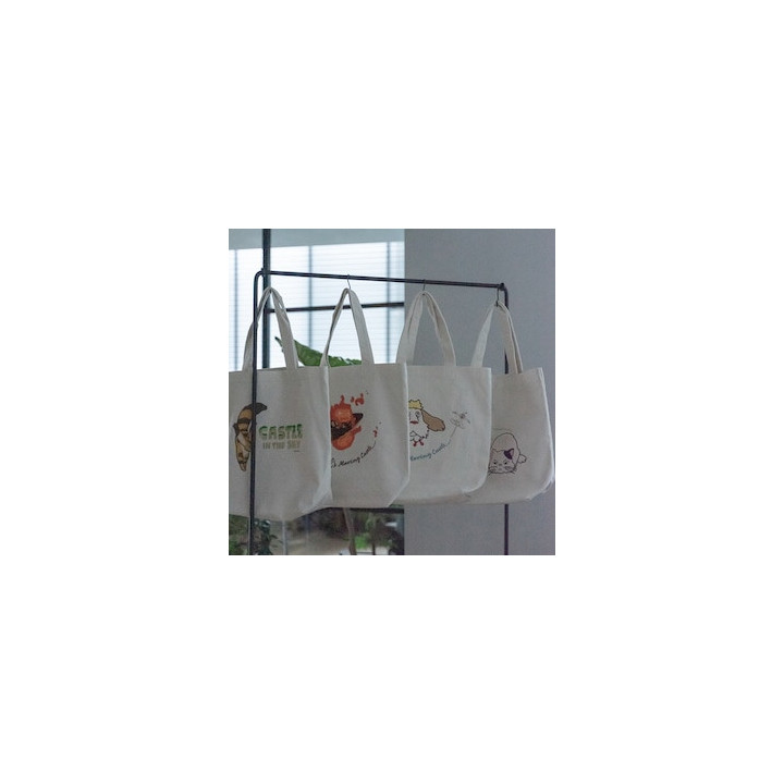 Tote bag brodé Hinh volant - Le Château ambulant