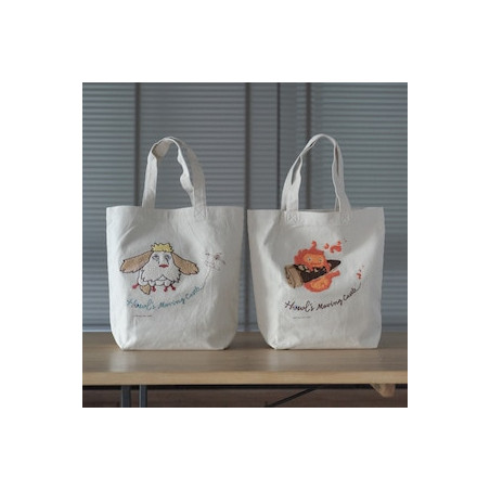 Tote bag brodé Hinh volant - Le Château ambulant