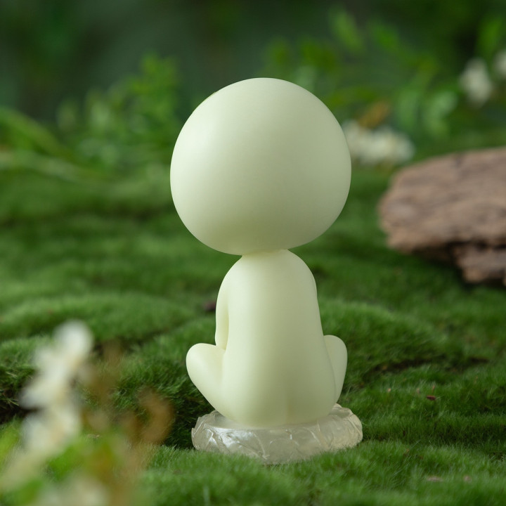 Statuette Kodama assis - Princesse Mononoké