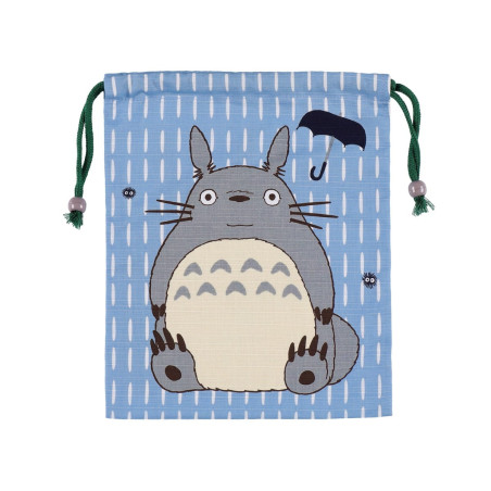 Sacoche tissu bleue Totoro Gris - Mon Voisin Totoro