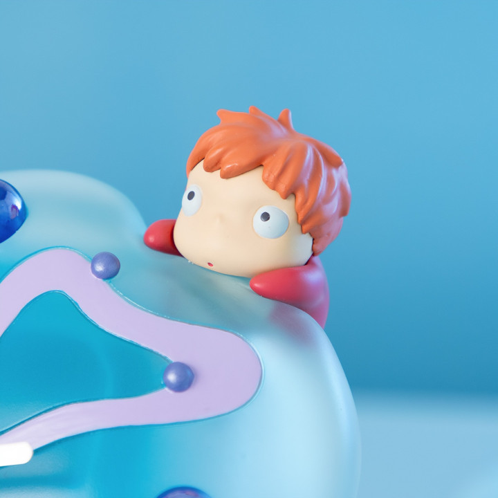 Ponyo sur la falaise, horloge, décoration, Studio Ghibli, BENELIC
