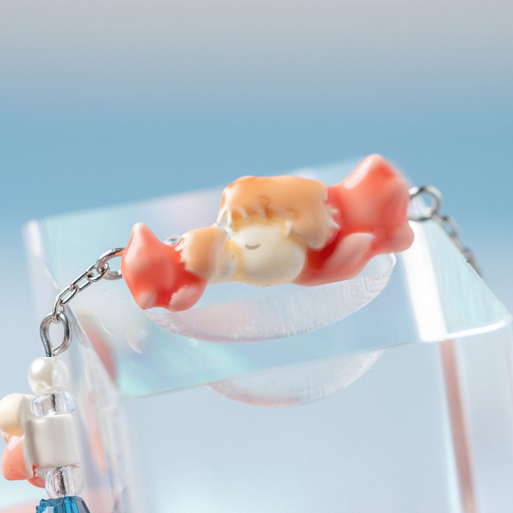 Ponyo sur la falaise, bijou, accessoire de mode, Studio Ghibli, BENELIC