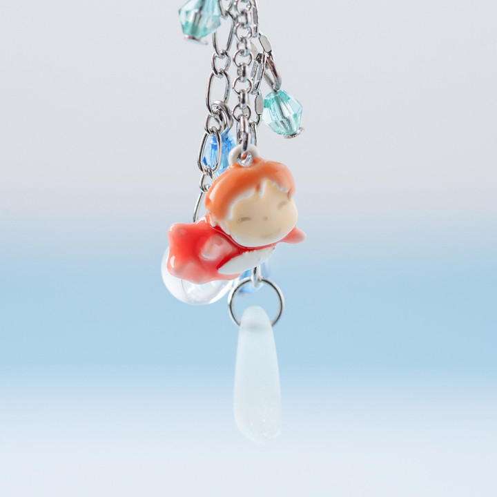 Ponyo sur la falaise, bijou, accessoire de mode, Studio Ghibli, BENELIC