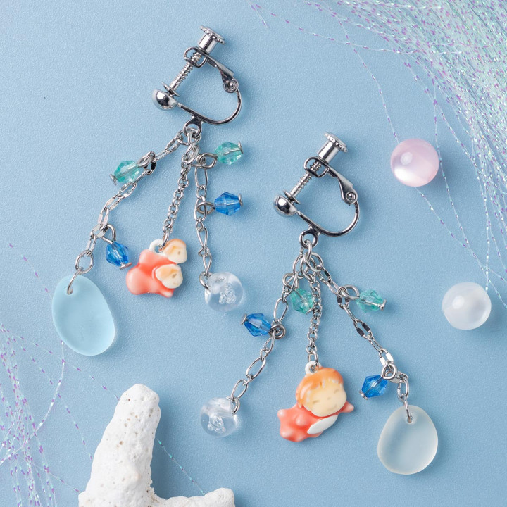 Ponyo sur la falaise, bijou, accessoire de mode, Studio Ghibli, BENELIC