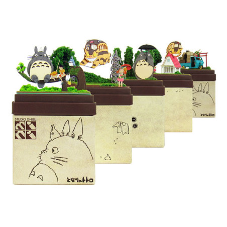 Mon Voisin Totoro, diorama papier, maquette, loisir créatif, Studio Ghibli, SANKEI