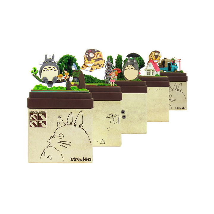 Mon Voisin Totoro, diorama papier, maquette, loisir créatif, Studio Ghibli, SANKEI