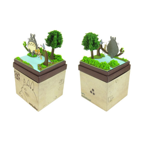 Mon Voisin Totoro, diorama papier, maquette, loisir créatif, Studio Ghibli, SANKEI