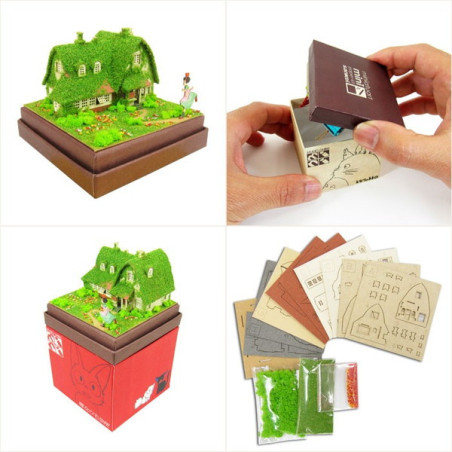 Kiki la petite sorcière, diorama papier, maquette, loisir créatif, Studio Ghibli, SANKEI
