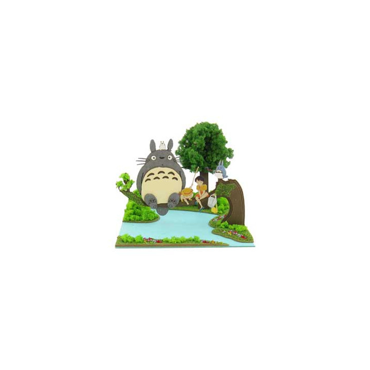 Mon Voisin Totoro, diorama papier, maquette, loisir créatif, Studio Ghibli, SANKEI