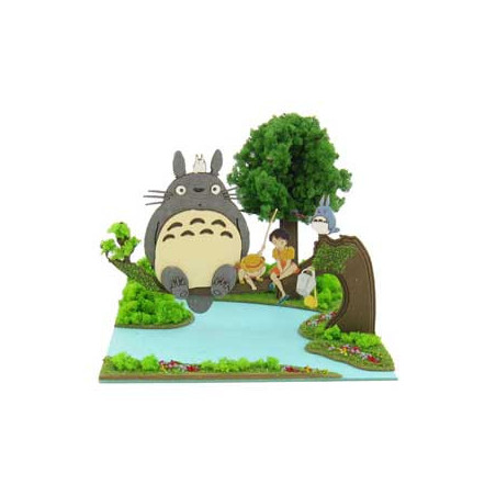Mon Voisin Totoro, diorama papier, maquette, loisir créatif, Studio Ghibli, SANKEI
