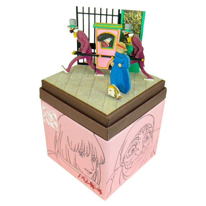 Le Château ambulant, diorama papier, maquette, loisir créatif, Studio Ghibli, SANKEI