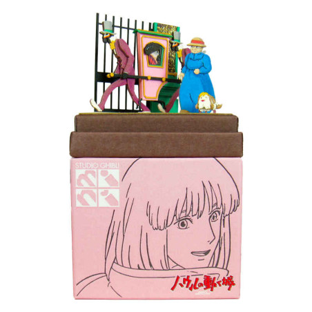 Le Château ambulant, diorama papier, maquette, loisir créatif, Studio Ghibli, SANKEI