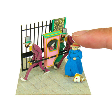 Le Château ambulant, diorama papier, maquette, loisir créatif, Studio Ghibli, SANKEI
