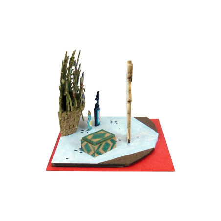 Si tu tends l'oreille, diorama papier, maquette, loisir créatif, Studio Ghibli, SANKEI
