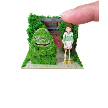 Le Voyage de Chihiro, diorama papier, maquette, loisir créatif, Studio Ghibli, SANKEI