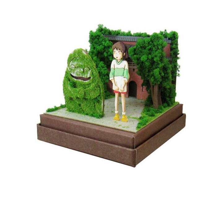 Le Voyage de Chihiro, diorama papier, maquette, loisir créatif, Studio Ghibli, SANKEI