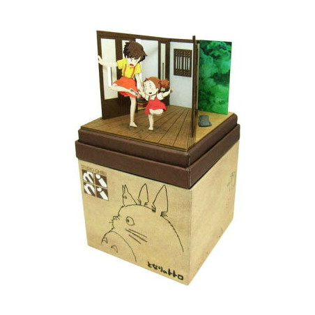Mon Voisin Totoro, diorama papier, maquette, loisir créatif, Studio Ghibli, SANKEI