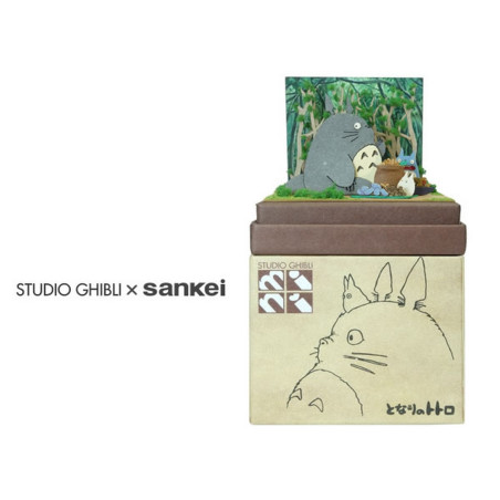 Mon Voisin Totoro, diorama papier, maquette, loisir créatif, Studio Ghibli, SANKEI