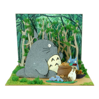 Mon Voisin Totoro, diorama papier, maquette, loisir créatif, Studio Ghibli, SANKEI