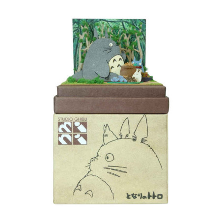 Mon Voisin Totoro, diorama papier, maquette, loisir créatif, Studio Ghibli, SANKEI
