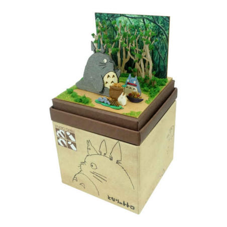 Mon Voisin Totoro, diorama papier, maquette, loisir créatif, Studio Ghibli, SANKEI