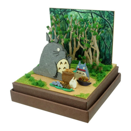 Mon Voisin Totoro, diorama papier, maquette, loisir créatif, Studio Ghibli, SANKEI