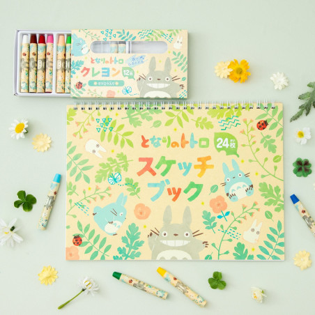 Carnet de croquis Feuilles colorées - Mon voisin Totoro
